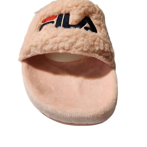 Fila Fuzzy Drifter Womens Slide Sandals Size 8 (Run‎ Big - Picture 9 of 11